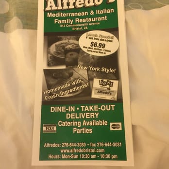 Alfredo's - Italian Near Me - Bristol, Virginia Alfredo's - Italian Near Me - Bristol, Virginia