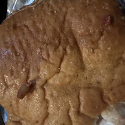 CP Pizza & More - The bottom crust of my pizza