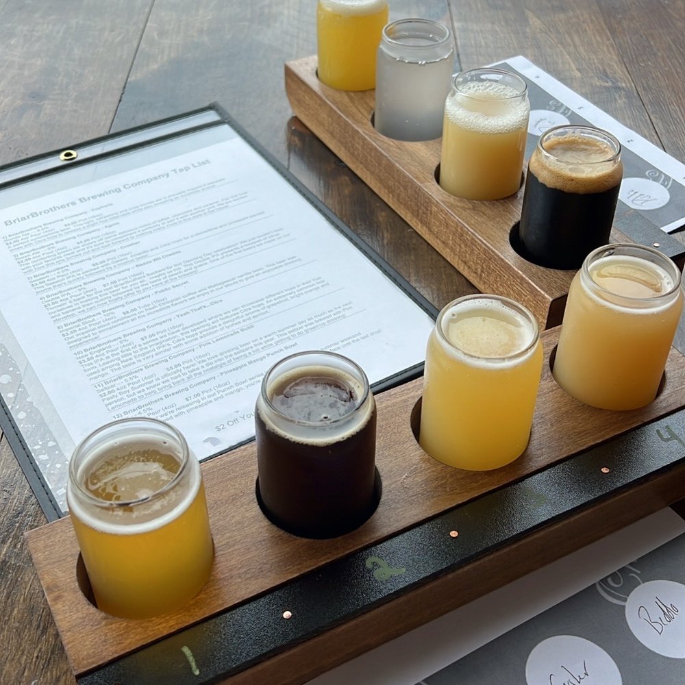 BriarBrothers Brewing - Beer Flights on Patio - Breweries Near Me - Buffalo, New York BriarBrothers Brewing - Beer Flights on Patio - Breweries Near Me - Buffalo, New York