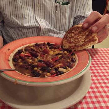 Bell Buckle Cafe - Taco soup with cornbread. - American Near Me - Bell Buckle, Tennessee