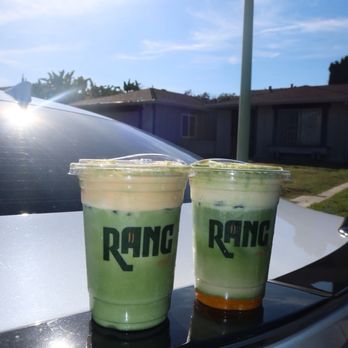 Rang Coffee - pumpkin matcha and mango sticky rice matcha - Coffee & Tea Near Me - Elk Grove, California