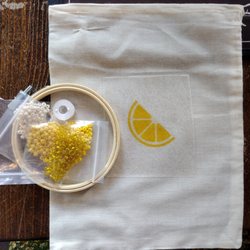Sippin' and Stitchin' - Start of class - you're provided with everything you need to complete the project.