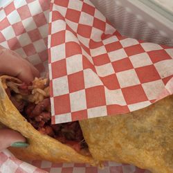 Tacos Al Vapor El Sebas - El pastor burrito it is GIANT