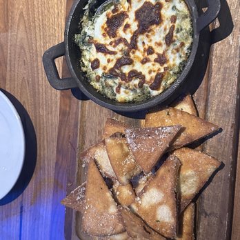 Black Label Tavern - Spinach and artichoke dip - Seafood Near Me - Milford, Michigan Black Label Tavern - Spinach and artichoke dip - Seafood Near Me - Milford, Michigan
