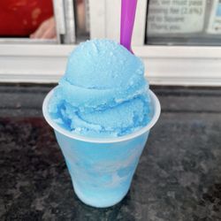 The Cow - Blue Hawaiian Italian ice cream