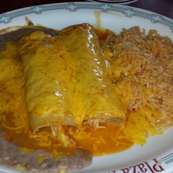 Plaza Mexico - Chicken enchiladas yummy - Mexican Near Me - Charles City, Iowa