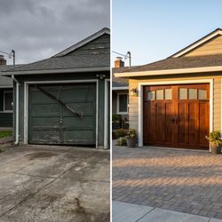 Up & Down Garage Doors - New Haven - Garage Doors Service Before After