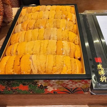 Sushi Akira - Hokkaido Uni so creamy and delicious - Sushi Bars Near Me - New York, New York