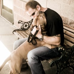 Sparks K9 - Me and Big Mac sharing a moment......such a lover!