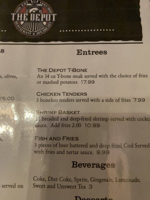 Menu photo 3 The Depot Micanopy, FL