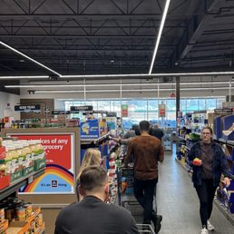 Waiting in line for 20 minutes and we've only gotten to the halfway point. I had ice cream. I left it behind to melt on your shelf.