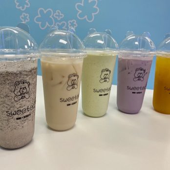 Sweetea - 01.10.22 Oreo smoothie, Oolong milk tea, Avocado smoothie, Taro, and Mango Jasmine milk teas - Bubble Tea Near Me - Roseville, California