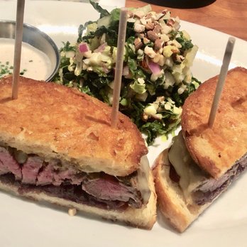 Nick's San Clemente - Original Ribeye Melt with Petite Bistro Salad. - American Near Me - San Clemente, California