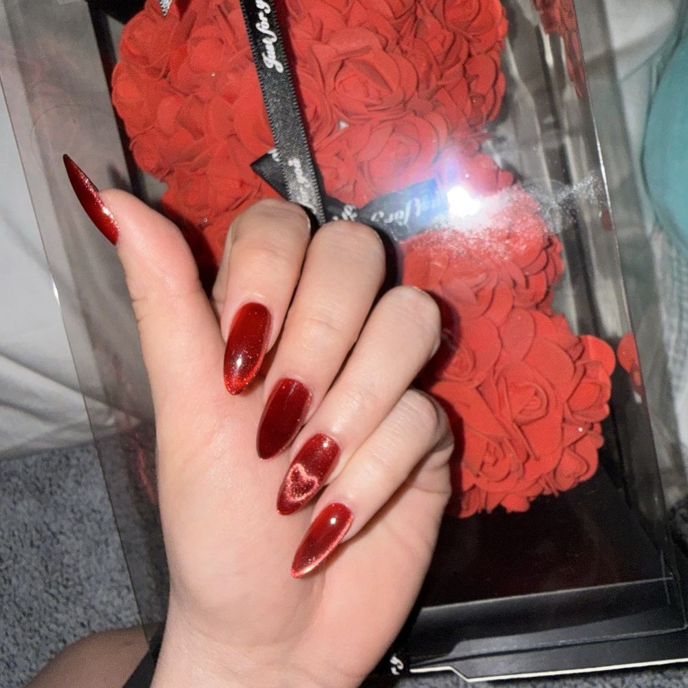 Valentines Day nails