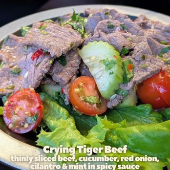 Tee Rak - Crying Tiger Beef - Thai Near Me - St. Louis, Missouri Tee Rak - Crying Tiger Beef - Thai Near Me - St. Louis, Missouri
