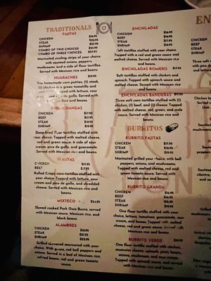 Menu photo 6 Hacienda Don Manuel Brookfield, CT