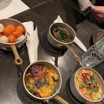 Gordon Ramsay Hell's Kitchen - All vegan sides, roasted corn and cauliflower were favorites! - Steakhouses Near Me - Stateline, Nevada
