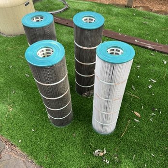 Pristine Pool Service - Dirty/Clean Filter Cartridges - Pool Cleaners Near Me - Spring, Texas