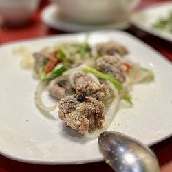 Shanghai Bistro - Salt & Pepper Pork Ribs - partial order because "someone" starting eating