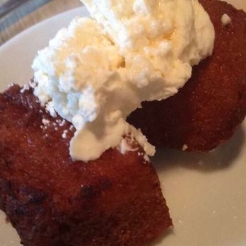 Cava Mezze - Olney - The French toast is a very thick and very fried (hard) bread with fresh cream in top. Go get some. - Mediterranean Near Me - Olney, Maryland