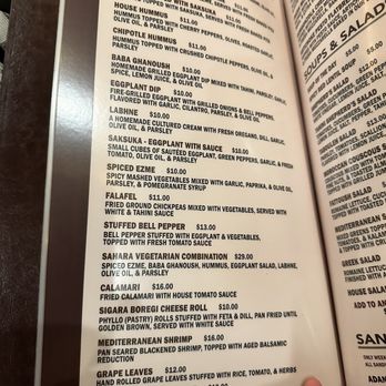 Sahara Restaurant - Menu - Mediterranean Near Me - Manville, New Jersey Sahara Restaurant - Menu - Mediterranean Near Me - Manville, New Jersey