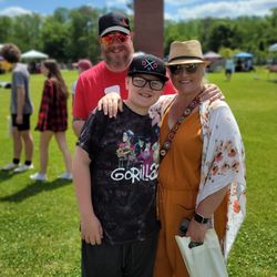 Legion Stadium - Family photo at Wilmington VegFest at the Legion Sports Complex