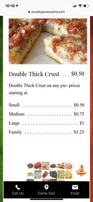 Menu photo 4 Pizza By Geneo Calumet City, IL Menu photo 4 Pizza By Geneo Calumet City, IL