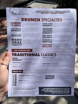 Menu photo 2 Another Broken Egg Cafe Port Orange, FL