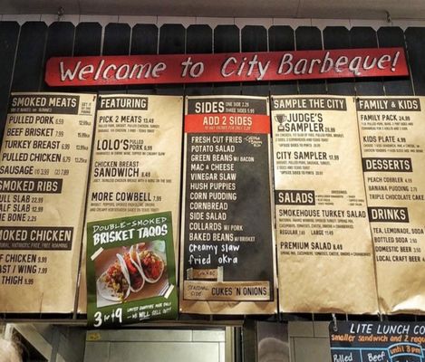 Menu photo 5 City Barbeque Raleigh, NC