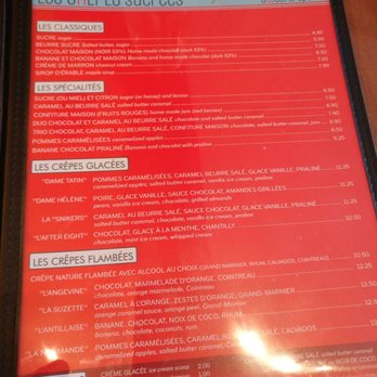 Breizh Café - Sweet menu - Creperies Near Me - Montreal, Quebec