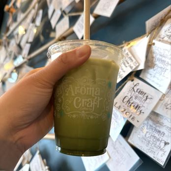 Aroma Craft Coffee - Matcha Milk with Almond Milk - Coffee Roasteries Near Me - Walnut, California