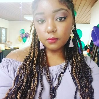 The Braid Bar - Triangle parted braids - Hair Salons Near Me - Oakland, California