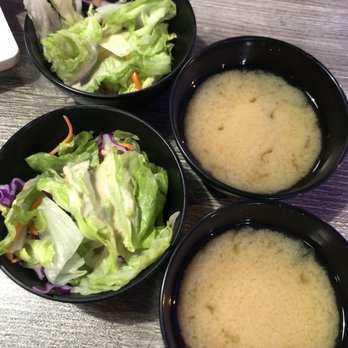 Sushi Momoyama - Complementary Miso Soup & Salad - Sushi Bars Near Me - Concord, California Sushi Momoyama - Complementary Miso Soup & Salad - Sushi Bars Near Me - Concord, California