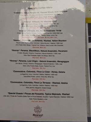 Menu photo 5 Hooray Cafe & Coffee Lab Burnaby, BC