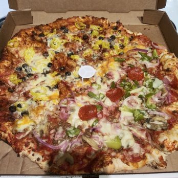 Aunt Polly's Pizza - Half and half - Pizza Near Me - Indianapolis, Indiana