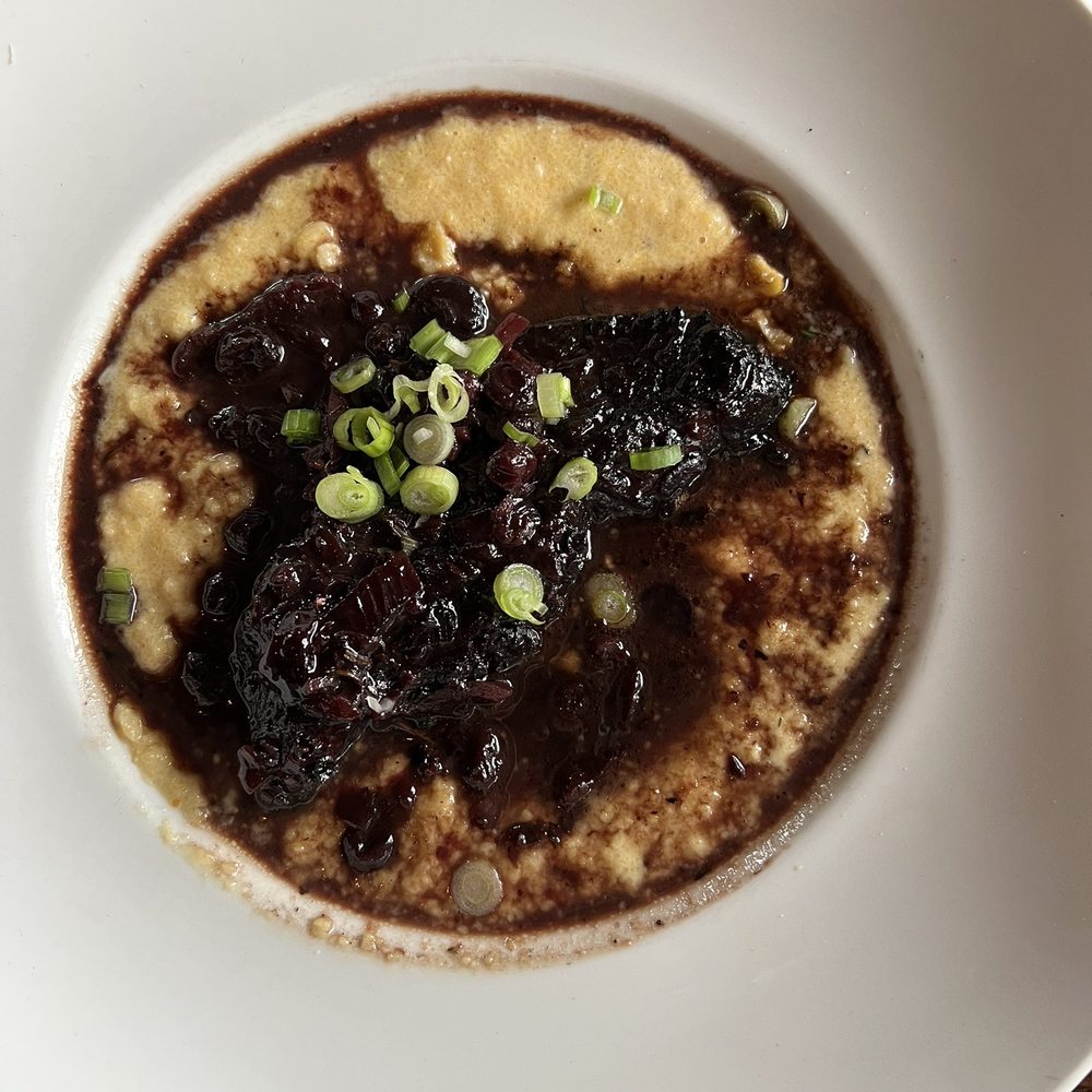 Ports Cafe - Short rib special with polenta - New American Near Me - Geneva, New York Ports Cafe - Short rib special with polenta - New American Near Me - Geneva, New York