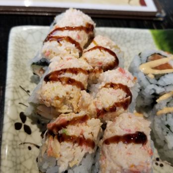 Osaka Sushi - Gold point. Salmon tempura inside, not spicy. - Sushi Bars Near Me - Rochester, New York Osaka Sushi - Gold point. Salmon tempura inside, not spicy. - Sushi Bars Near Me - Rochester, New York