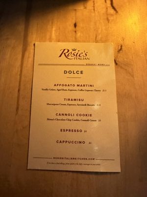 Menu photo 3 Rosie’s Italian Cincinnati, OH Menu photo 3 Rosie’s Italian Cincinnati, OH