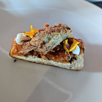 Gusto Italian Kitchen & Wine Bar - Crispy sardine bruschetta - Italian Near Me - Austin, Texas Gusto Italian Kitchen & Wine Bar - Crispy sardine bruschetta - Italian Near Me - Austin, Texas