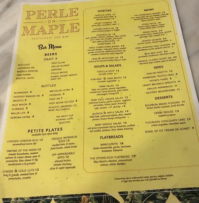 Perle on Maple Restaurant & Bar by null