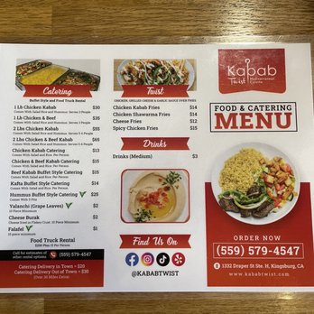 Kabab Twist - 5/23 - Mediterranean Near Me - Kingsburg, California Kabab Twist - 5/23 - Mediterranean Near Me - Kingsburg, California