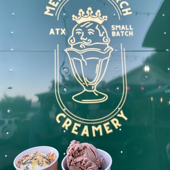 Merry Monarch Creamery - olive oil sundae + chocolate coffee cherry - Ice Cream & Frozen Yogurt Near Me - Austin, Texas Merry Monarch Creamery - olive oil sundae + chocolate coffee cherry - Ice Cream & Frozen Yogurt Near Me - Austin, Texas