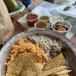 Rice & Beans with free chips included 10/10 Rice & Beans with free chips included 10/10