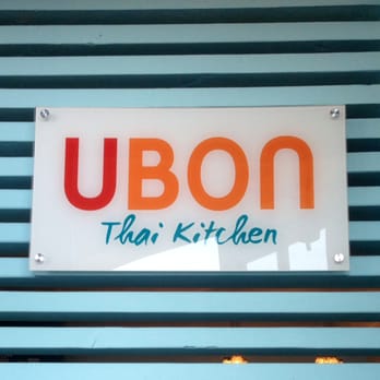 Ubon Thai Kitchen - Ubon sign when entering the restaurant. - Thai Near Me - Torrance, California