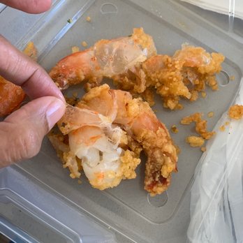 Zero Degrees - Full shell and legs on the shrimp left on before battering. - Bubble Tea Near Me - Summerlin, Nevada