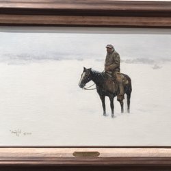 San Angelo Museum of Fine Arts - Cold and Lonesome by Jimmy Don Cox