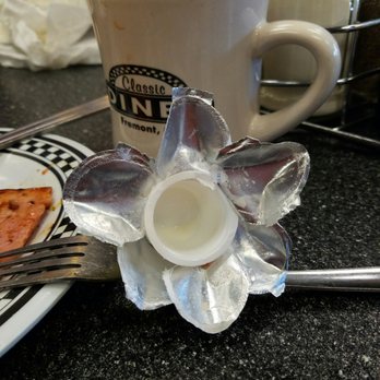 Classic Diner - My infamous creamer flower - Diners Near Me - Fremont, California Classic Diner - My infamous creamer flower - Diners Near Me - Fremont, California