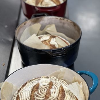 Bread&Table - three pans of bread on a table - Cupcakes Near Me - Kennewick, Washington Bread&Table - three pans of bread on a table - Cupcakes Near Me - Kennewick, Washington