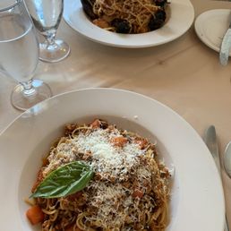 Spaghettini Pescatore and Linguine Amici Spaghettini Pescatore and Linguine Amici