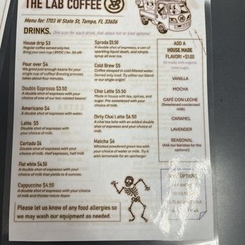 The Lab Tampa - Let's see... February 2025 - Coffee Roasteries Near Me - Tampa, Florida